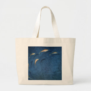 Bolsa Tote Grande Piscina do peixe dourado