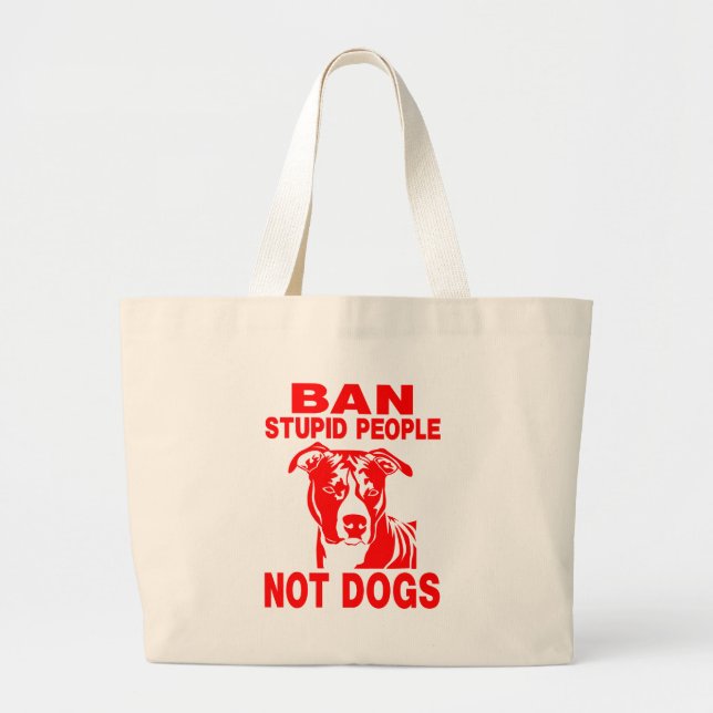BOLSA TOTE GRANDE PITBULL (Frente)