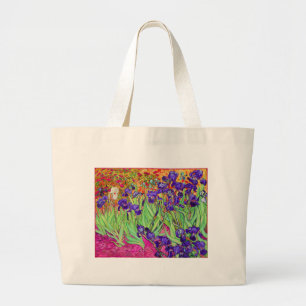 Bolsa Tote Grande PixDezines van gogh íris/st. remy