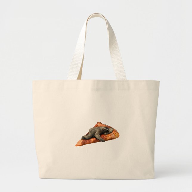 Bolsa Tote Grande Pizza Slaoth (Frente)