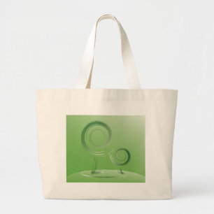 Bolsa Tote Grande planeta verde