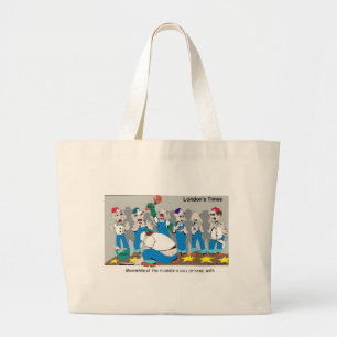 Bolsa Tote Grande Plumbers Hall Of Fame Presentes Engraçados e Colec