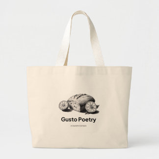 Bolsa Tote Grande Poesia de Loaf & Orange Gusto