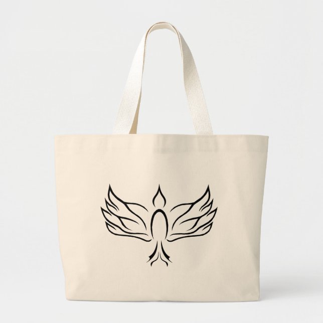 Bolsa Tote Grande Pomba do Espírito Santo (Frente)