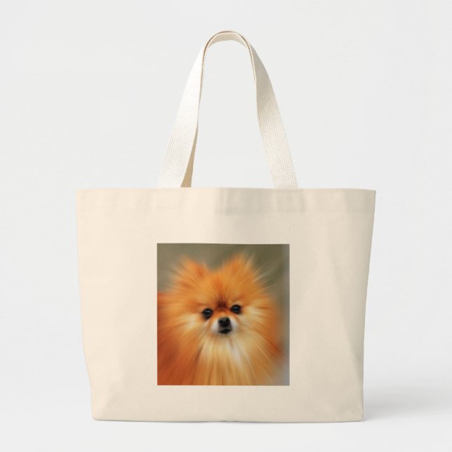 Bolsa Tote Grande Pomeranian (Frente)