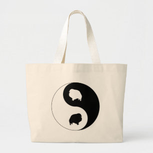 Bolsa Tote Grande Pomeranian Yin Yang