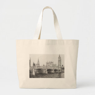 Bolsa Tote Grande Ponte Londres Reino Unido de Westminster.