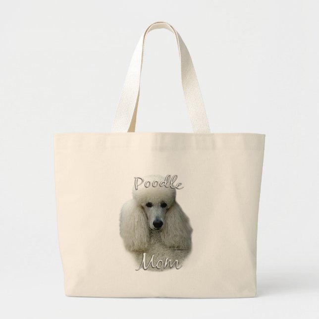 Bolsa Tote Grande Poodle (what) Mãe 2 (Frente)