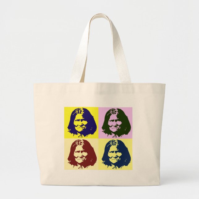 Bolsa Tote Grande Pop Art Geronimo (Frente)