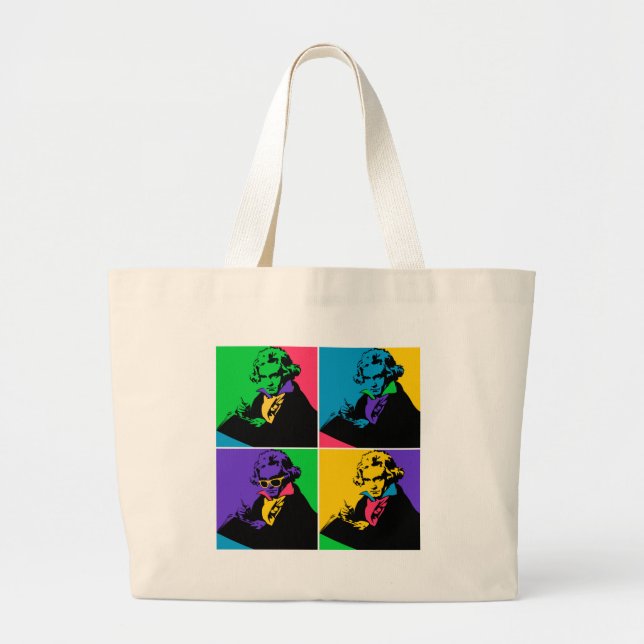 Bolsa Tote Grande Pop Beethoven (Frente)
