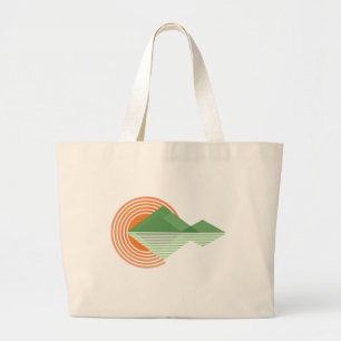 Bolsa Tote Grande Pôr do sol no vale