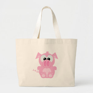 Bolsa Tote Grande Porquinho Goofkins fofo