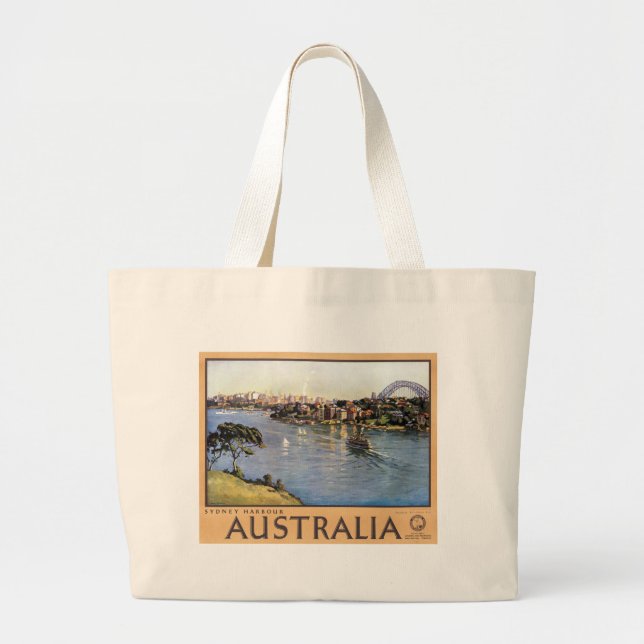 Bolsa Tote Grande Porto de Sydney, Austrália (Frente)
