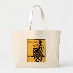 Bolsa Tote Grande Poster de Roma