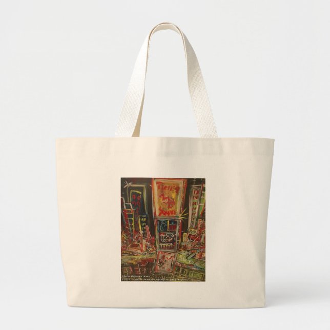 Bolsa Tote Grande Praça Times kiev (Frente)