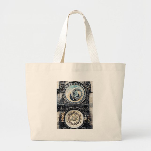 Bolsa Tote Grande Prague Orloj (Frente)