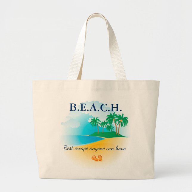 Bolsa Tote Grande Praia (Frente)