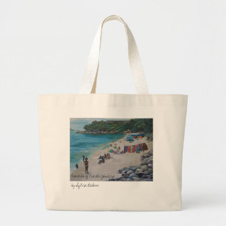 Bolsa Tote Grande Praia de Rio, praias de Rio de Janeiroby Sylvia L…