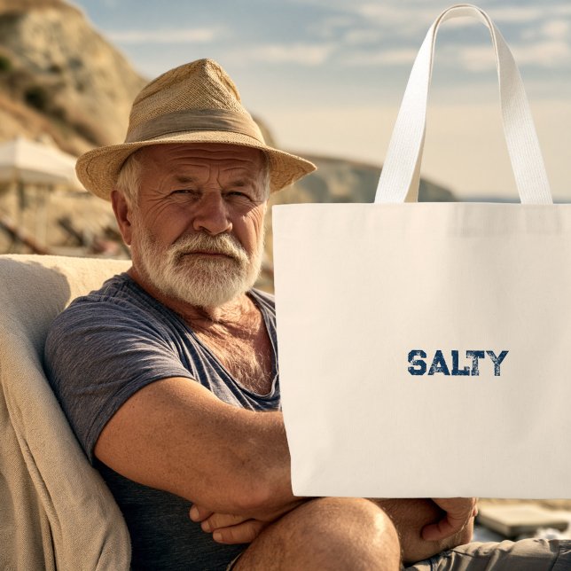Bolsa Tote Grande Praia Salgada  (Salty Beach Bag)