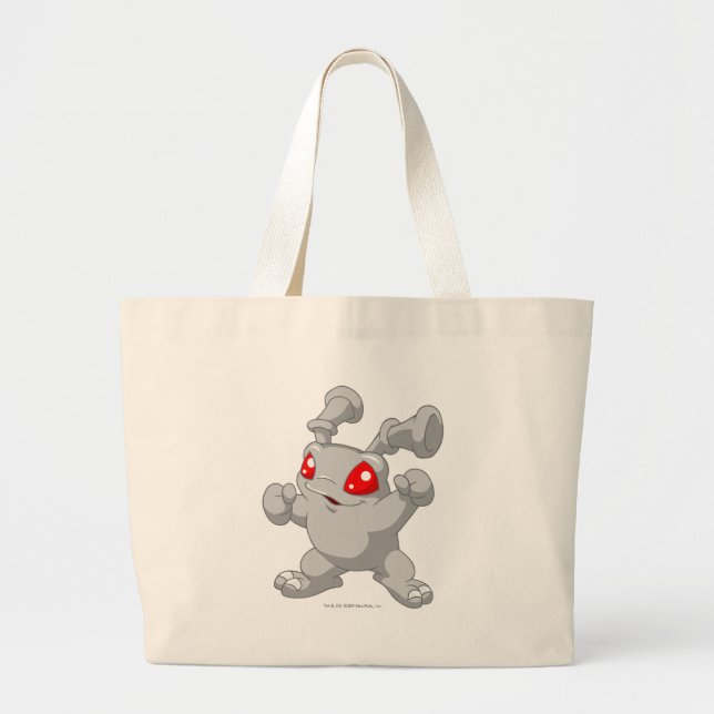 Bolsa Tote Grande Prata de Grundo (Frente)