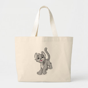 Bolsa Tote Grande Prata de Kougra