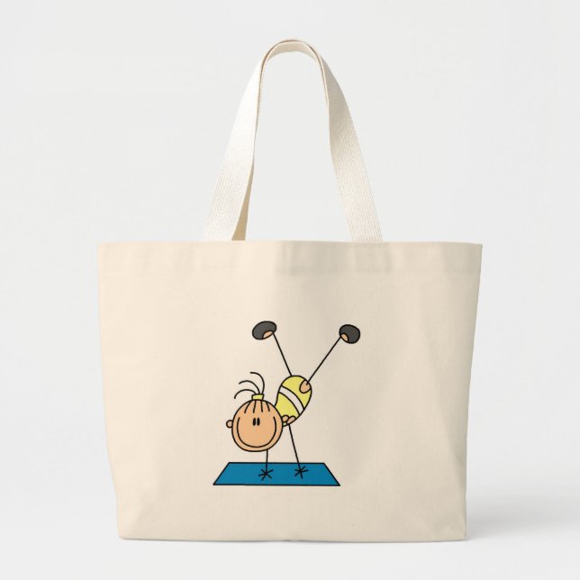 Bolsa Tote Grande Praticar do Gymnast (Frente)