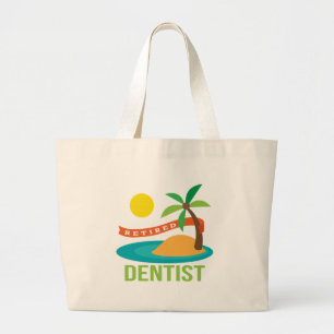 Bolsa Tote Grande Presente aposentado do dentista
