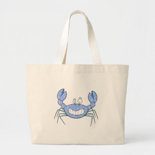 Bolsa Tote Grande Presente bonito original do presente do caranguejo
