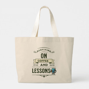 Bolsa Tote Grande Presente de Apreciação para Professores que Amam o