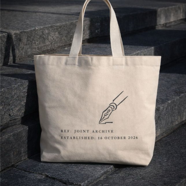Bolsa Tote Grande Presente de casamento não tradicional Cerimônia Ci (Criador carregado)