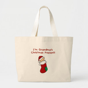Bolsa Tote Grande Presente de Natal da vovó