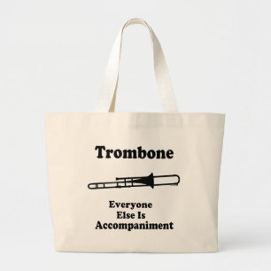 Bolsa Tote Grande Presente do Trombone