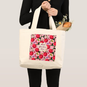 Bolsa Tote Grande Presente personalizado e customizado de borboleta