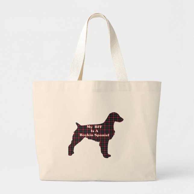 Bolsa Tote Grande Presentes Boykin Spaniel (Frente)