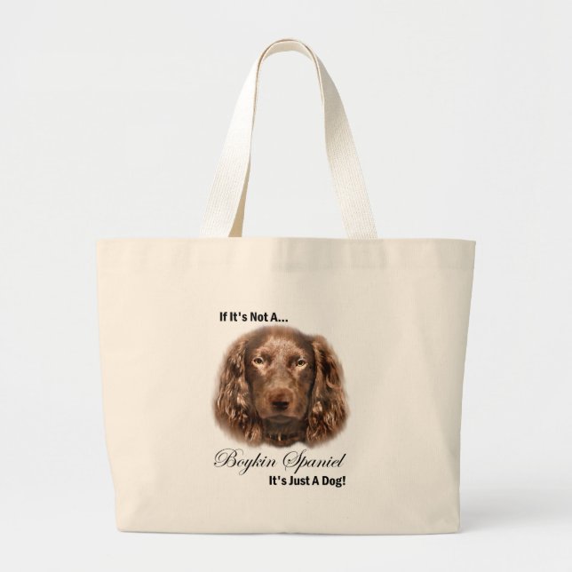 Bolsa Tote Grande Presentes de Boykin Spaniel (Frente)