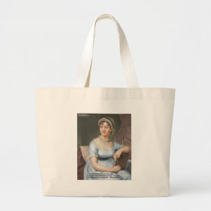 Bolsa Tote Grande Presentes de Citação de Amor/Amizade/Alívio de Jan