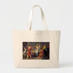 Bolsa Tote Grande Presentes de Citação de Sócrates "Sabedoria/Surpre