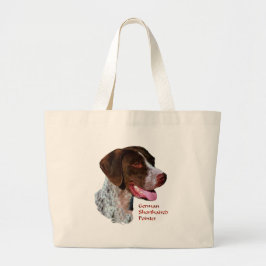 Bolsa Tote Grande Presentes de ponteiro abreviado alemão