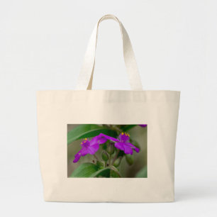 Bolsa Tote Grande Presentes de Roupas de Gêmeas de Flor Silvestre Tr
