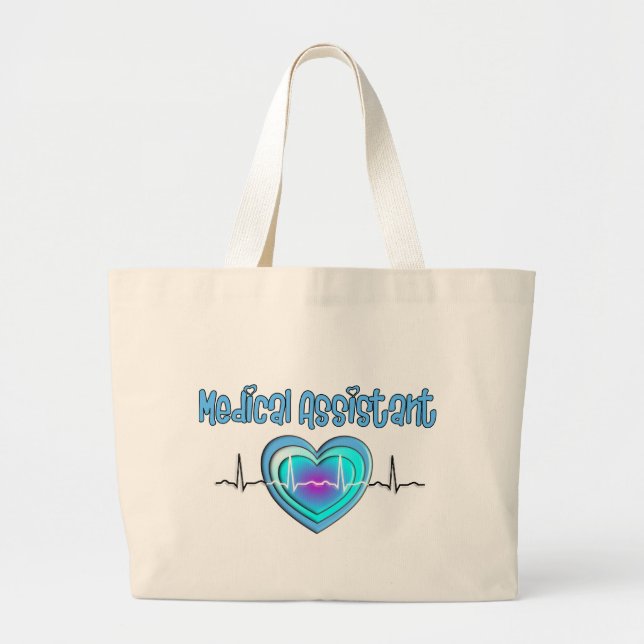 Bolsa Tote Grande Presentes do assistente médico (Frente)