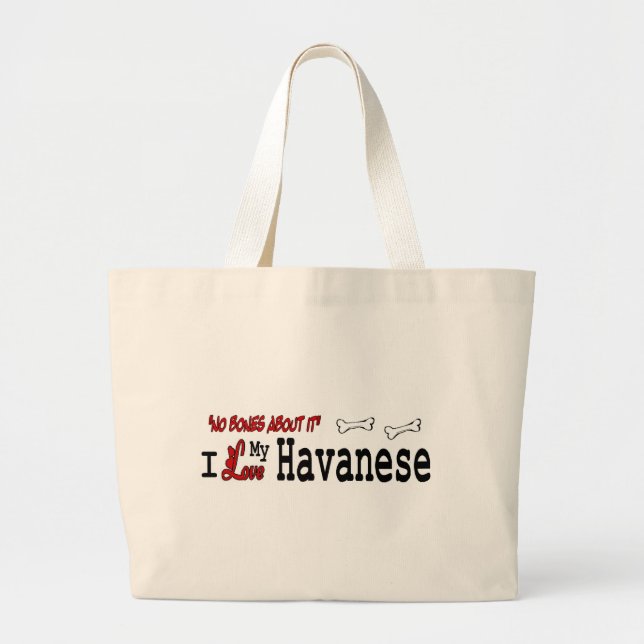 Bolsa Tote Grande Presentes do Havanês (Frente)