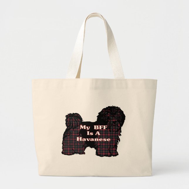 Bolsa Tote Grande Presentes do HAVANESE BFF (Frente)