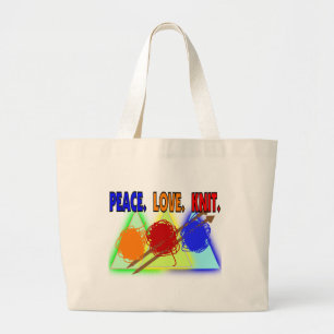 Bolsa Tote Grande Presentes dos amantes da malha