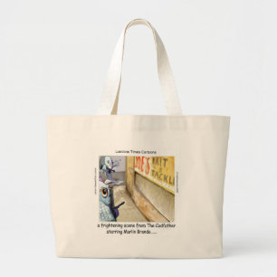 Bolsa Tote Grande Presentes Engraçados Máfia do Peixe Rick Londres