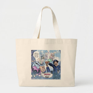 Bolsa Tote Grande Presentes Engraçados Pilates Airlines Rick Londres