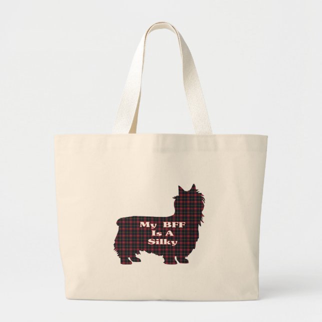 Bolsa Tote Grande Presentes Sensíveis Terrier BFF (Frente)