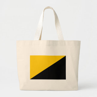 Bolsa Tote Grande Preto de Anarcho e amarelo capitalistas