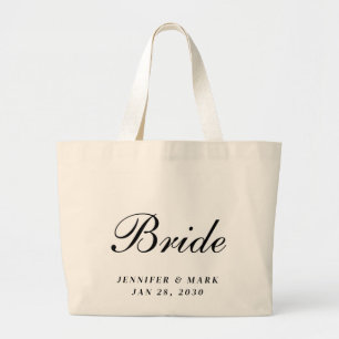Bolsa Tote Grande Preto e branco nobre