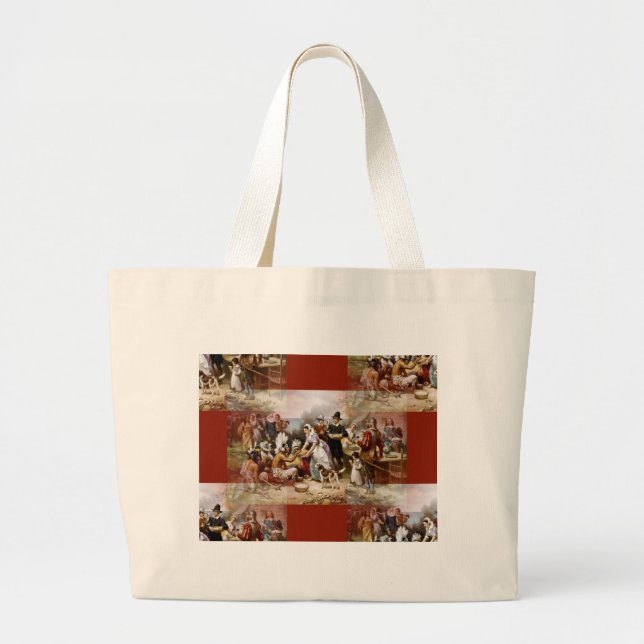 Bolsa Tote Grande primeira ação de agradecimento (Frente)