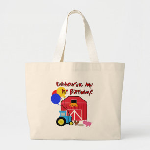 Bolsa Tote Grande Primeiro aniversario da fazenda